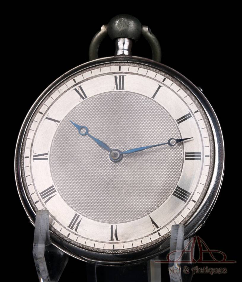 Ruby Cylinder Escapement Alarm Silver Pocket Watch. Complicated Watches.  Fine Antique Watches at GoodOldWacth.