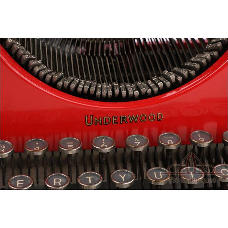 Antigua Máquina de Escribir Underwood 5. Teclado Español. USA 1925