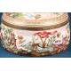 Important Antique Capodimonte Porcelain Chest. Naples, Italy, Circa 1800