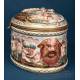 Antique Large Capodimonte Porcelain Chest. Naples, Italy, 19th Century, Circa 1860