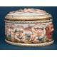 Antique Large Capodimonte Porcelain Chest. Naples, Italy, 19th Century, Circa 1860