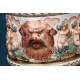 Antique Large Capodimonte Porcelain Chest. Naples, Italy, 19th Century, Circa 1860