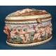 Antique Large Capodimonte Porcelain Chest. Naples, Italy, 19th Century, Circa 1860