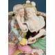 Exquisite Antique 19th Century French Porcelain Figurine: 'Amour Conjugal'