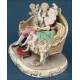 Exquisite Antique 19th Century French Porcelain Figurine: 'Amour Conjugal'