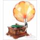 Beautiful Antique Spanish His Masters Voice Gramophone Mod. No. 5. Spain, Circa 1920