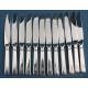 Complete Silver Art Deco Flatware Set for 12. Barcelona, Circa 1920