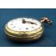 Antique M. Berger Verge-Fusee Pocket Watch with Enamel. Switzerland, Circa 1780