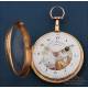 Antique 18K-Gold Verge-Fusee Pocket Watch C. 1810, Geneva, Switzerland