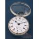 Antique Verge-Fusee Pocket Watch. Double Silver Casing. Charles Cabrier III. London, 1792