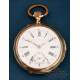 Antique Quarter Repeater 18K Gold Pocket Watch. Switzerland, Circa 1890