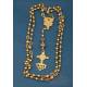 Antique 14K Gold Rosary. Totally Handcrafted. 18th Century, c. 1750