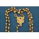 Antique 14K Gold Rosary. Totally Handcrafted. 18th Century, c. 1750