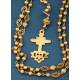 Antique 14K Gold Rosary. Totally Handcrafted. 18th Century, c. 1750