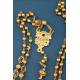 Antique 14K Gold Rosary. Totally Handcrafted. 18th Century, c. 1750