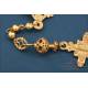 Antique 14K Gold Rosary. Totally Handcrafted. 18th Century, c. 1750