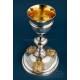 Antique Cordoban Silver Chalice. Martinez. Spain, 1786