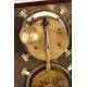 Antique English Clock for the Chinese Market with Rich Decoration and Moon Phases, Ca. 1880