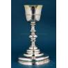 Antique Gilt Silver Spanish Chalice, 18th Century, Juan de Castro, Astorga.