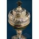 Antique Italian Silver Ciborium in Good Condition, circa 1900, Italy