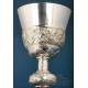 Antique Silver Chalice with Case. Spain, Circa 1930