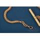 Antique 18K Gold Chain with Watch Key. Circa 1850