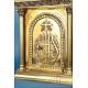 Antique Bronze and Brass Tabernacle with Key, Spain 1950