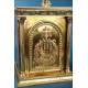 Antique Bronze and Brass Tabernacle with Key, Spain 1950