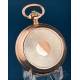 Antique Paul Jeannot Pocket Watch in 18K Gold. 20 jewel. Switzerland, 1880