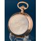 Antique Paul Jeannot Pocket Watch in 18K Gold. 20 jewel. Switzerland, 1880