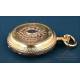 Antique 18K Gold Pocket Watch Paul Jeannot, Switzerland 1890