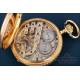 Antique 18K Gold Pocket Watch Paul Jeannot, Switzerland 1890