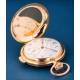 Elegant Antique Pocket Watch with Minute Repeater, 18K Gold, Switzerland, 1890