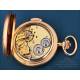 Elegant Antique Pocket Watch with Minute Repeater, 18K Gold, Switzerland, 1890