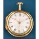 Antique 18K Gold Verge Fusee Watch with 1/8 Repeating. W. Hughes, London, c. 1770.