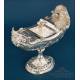 Antique Spanish Silver Nave. Valladolid, Spain. 18th C. Ca 1775