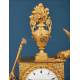 Beautiful Antique Gilt Bronze Mantel Clock. France, circa 1840