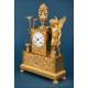 Beautiful Antique Gilt Bronze Mantel Clock. France, circa 1840