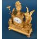 Beautiful Antique Gilt Bronze Mantel Clock. France, circa 1840