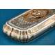 Antique Gilded Silver and Mother of Pearl Box, 19th Century