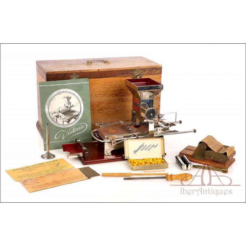 Antique Victoria Cigarette Rolling Machine, Spain c.1920