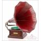 Antique G&T (HMV) Monarch Senior Gramophone-Phonograph, France 1910