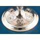 Antique Silver Ciborium with Cherubs and Theological Virtues. Spain, 1930