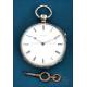 Antique Cylinder Quarter Repeater Silver Pocket Watch, France circa 1860