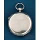 Antique Cylinder Quarter Repeater Silver Pocket Watch, France circa 1860