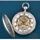 Antique Silver Automaton Pocket Watch, Signed Breguet. France, c. 1820