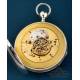 Antique Silver Automaton Pocket Watch, Signed Breguet. France, c. 1820