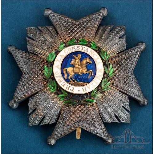 Order of San Hermenegildo Badge. J. Medina. Spain, Era of Alfonso XIII