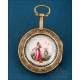 Antique Verge Fusee Pocket Watch Fres. Esquivillon & Delhoudens, France Ca. 1790