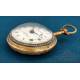 Antique Verge Fusee Pocket Watch Fres. Esquivillon & Delhoudens, France Ca. 1790